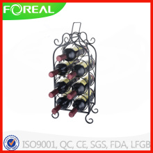 Niffy 7 Bottles Bronze Metal Wine Rack